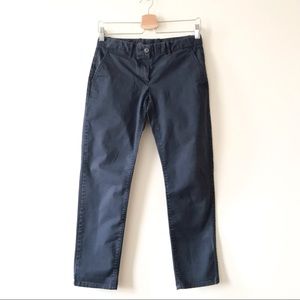 Gap Broken-in Straight Khakis in Galaxy Blue-00Petite